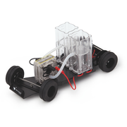 H-TEC Tutorial HyRunner Kit hydrogen fuel cell model car with gas storage tanks, assembled