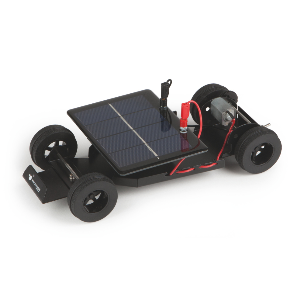 H-TEC HyRunner fuel cell car with solar module mounted for solar hydrogen charging
