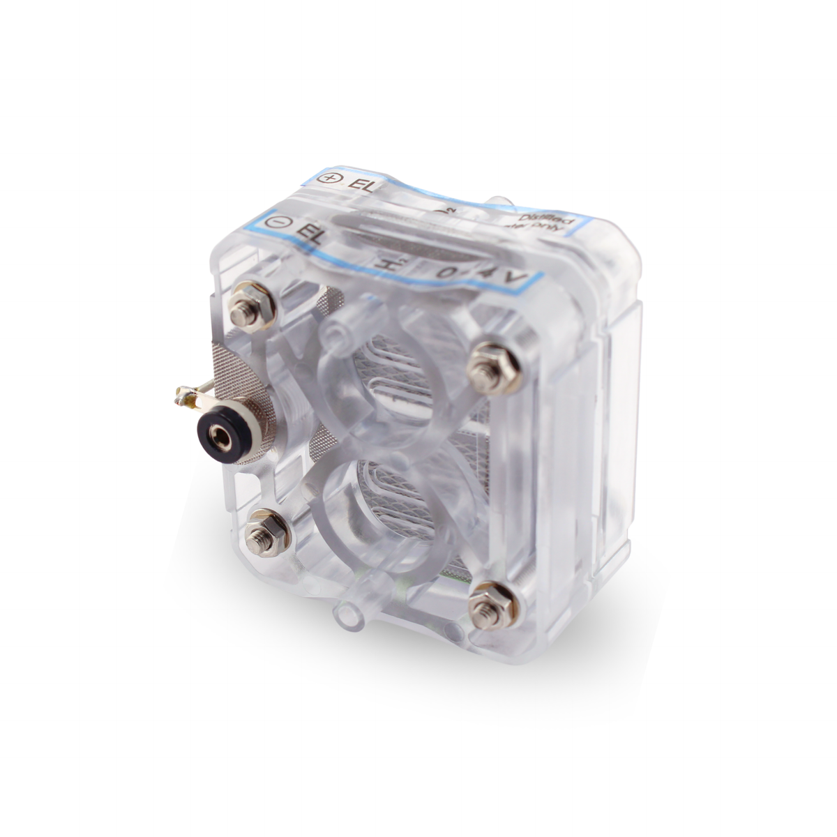 H-TEC Double Electrolyzer E104 two-cell PEM electrolyzer, 20 cm³/min hydrogen, front view