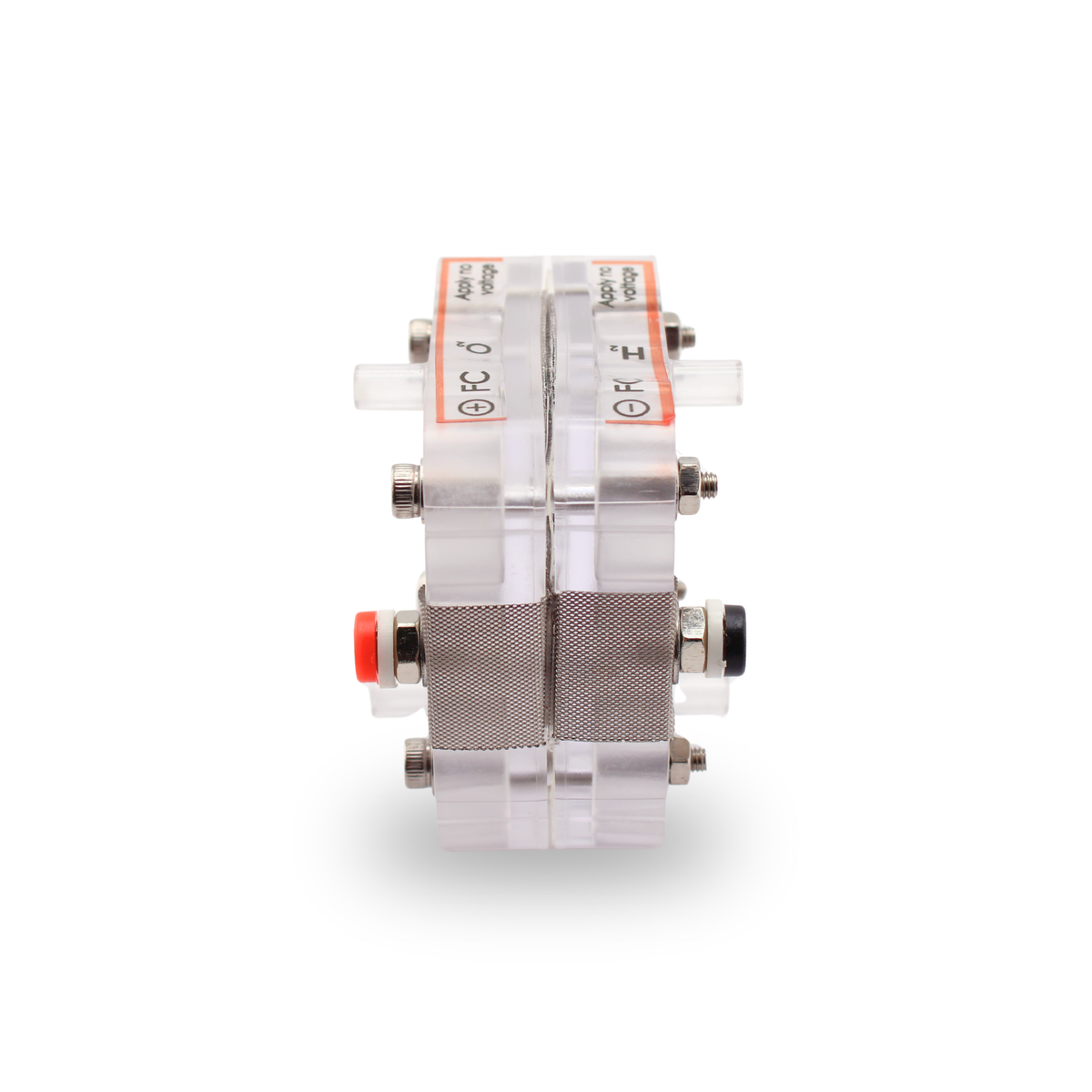 H-TEC F102 double-cell PEM fuel cell for STEM hydrogen lessons, side view