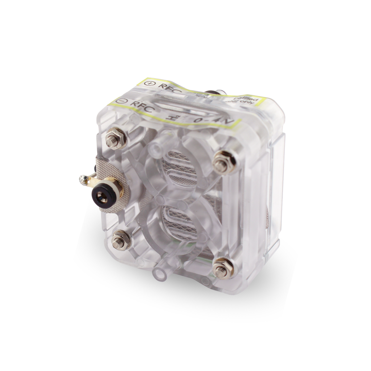 H-TEC Double Reversible Fuel Cell R104, two-cell PEM fuel cell/electrolyzer, front view