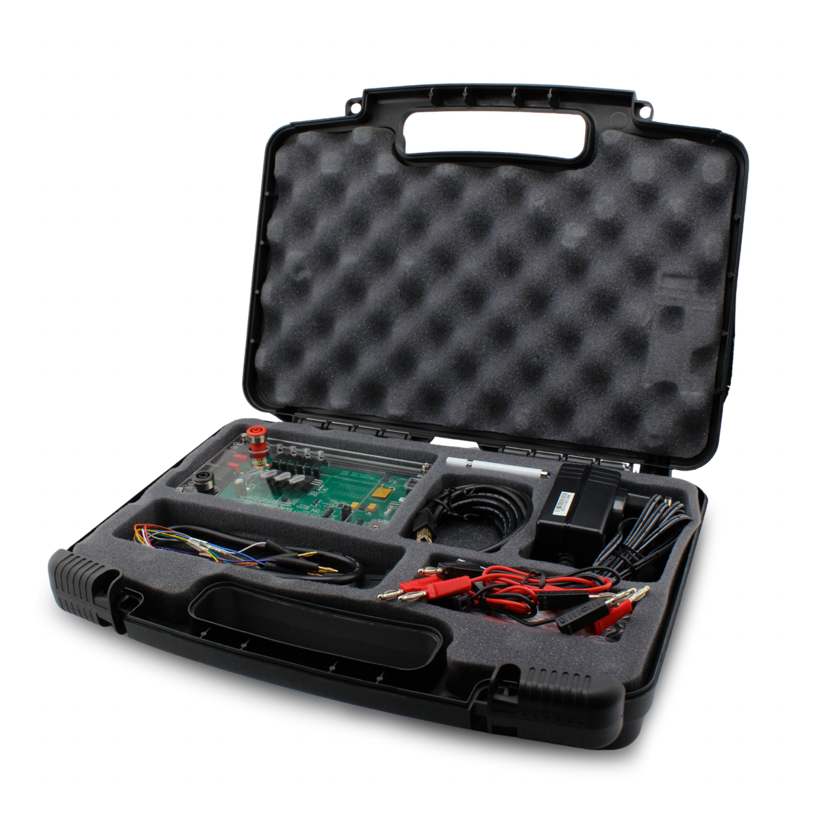 H-TEC Fuel Cell Monitor Pro 4.0 (U104) kit in carrying case with measuring transformer card, power supply and cables