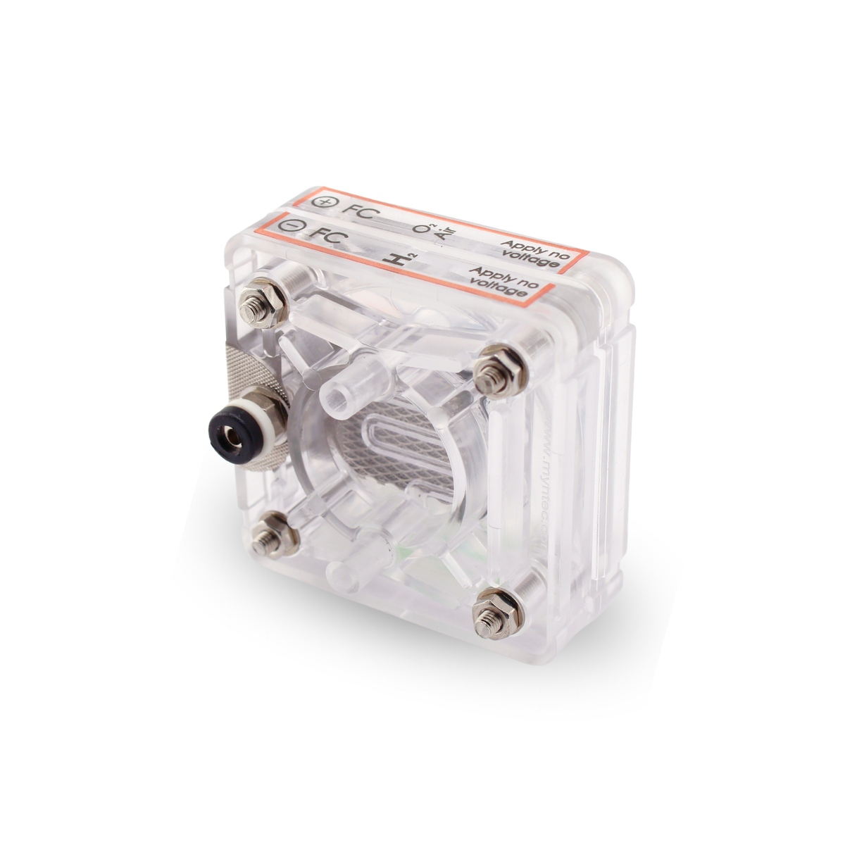 H-TEC Single Fuel Cell H2/O2/Air F103 PEM fuel cell, 500 mW with oxygen, front view